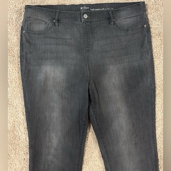Style & Co. Soho High Waist Pull on Legging Jean Sz XL (16/18) - Picture 3 of 11